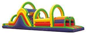 53' Wet/Dry Inflatable Obstacle Course