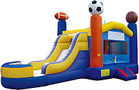 Sports Inflatable Bounce House Slide Combo