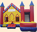 Castle V Roof 5N1 Wet/Dry Combo Bounce House