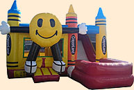 Happy Face 5N1 Wet/Dry Combo Bounce House