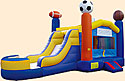 Sports Inflatable Bounce House Slide Combo Bounce House