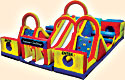 Adventure Rush Inflatable Obstacle Course Bounce House