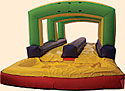 Slip N Dip Double Lane Inflatable Water Slide Bounce House
