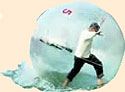 Walking Water Ball made w/ PVC Bounce House