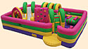 Kids Zone Inflatable Obstacle Course Bounce House