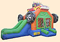 Monster Truck Inflatable Bounce House Slide Combo Bounce House