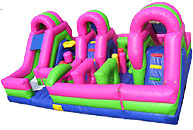 10 N 1 Inflatable Obstacle Course Bounce House