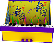 Piano Bang Bounce House