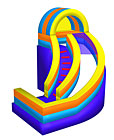 18' Curve Slide Bounce House