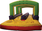 Slip N Dip Double Lane Inflatable Water Slide Bounce House