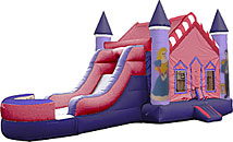 Wet / Dry Bounce House Slide Inflatable ComboSpecial