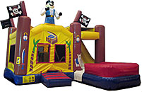 Pirate 7 N 1 bounce House Slide combo