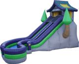 Crooked Creek Wet/Dry Slide | Curve Slide Bounce House