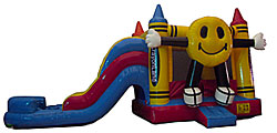 Happy Face Wet/Dry Combo Bounce House