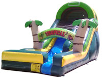 18' Tropical Water Slide Bounce House