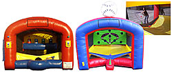 Baseball / Shooting Game Combo Bounce House