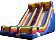 24' Double Lane Slide Bounce House
